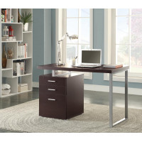 Coaster Furniture 800519 Brennan 3-drawer Office Desk Cappuccino